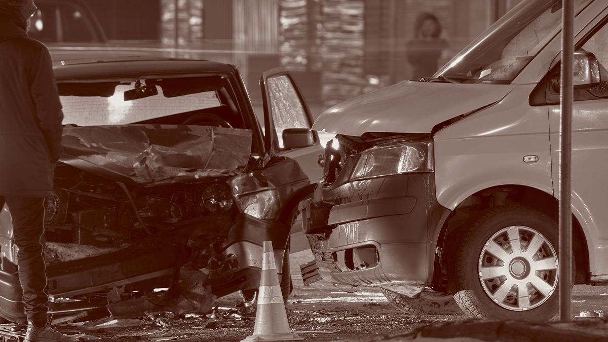 Unfallregulierung, zwei defekte Fahrzeuge