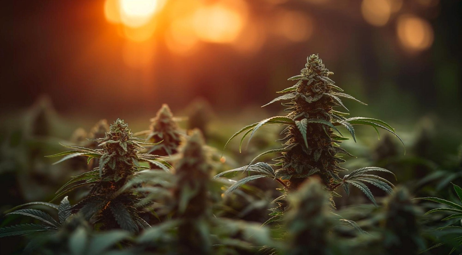 Cannabis legal, Cannabispflanzen, Sonne