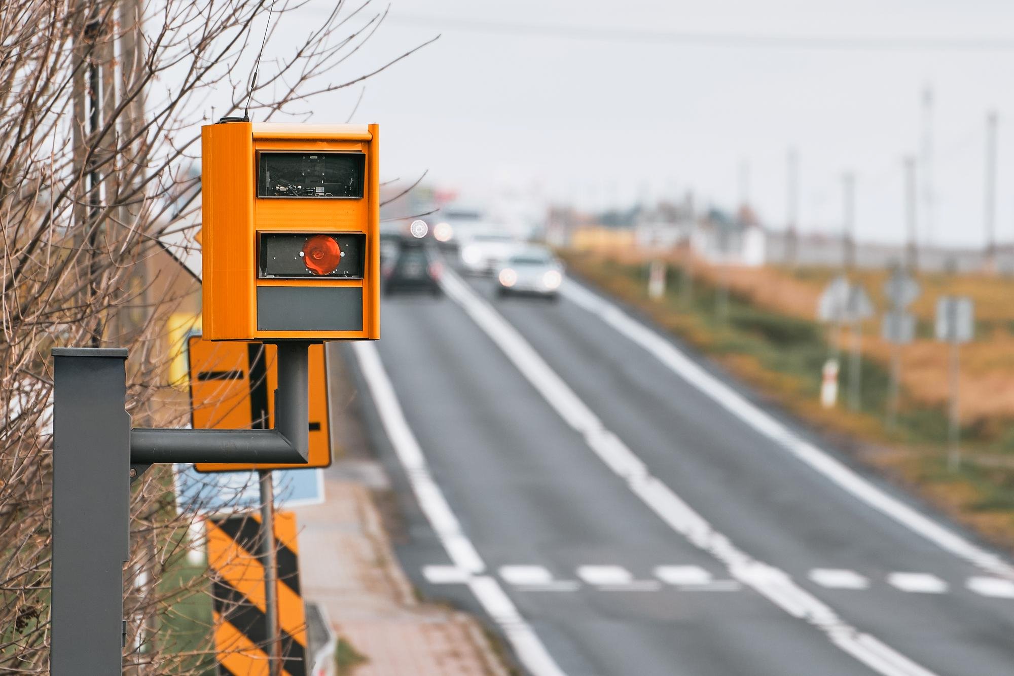 NRW Blitzermarathon 2026, eine Geschwindigkeitsmessung auf einer Schnellstraße