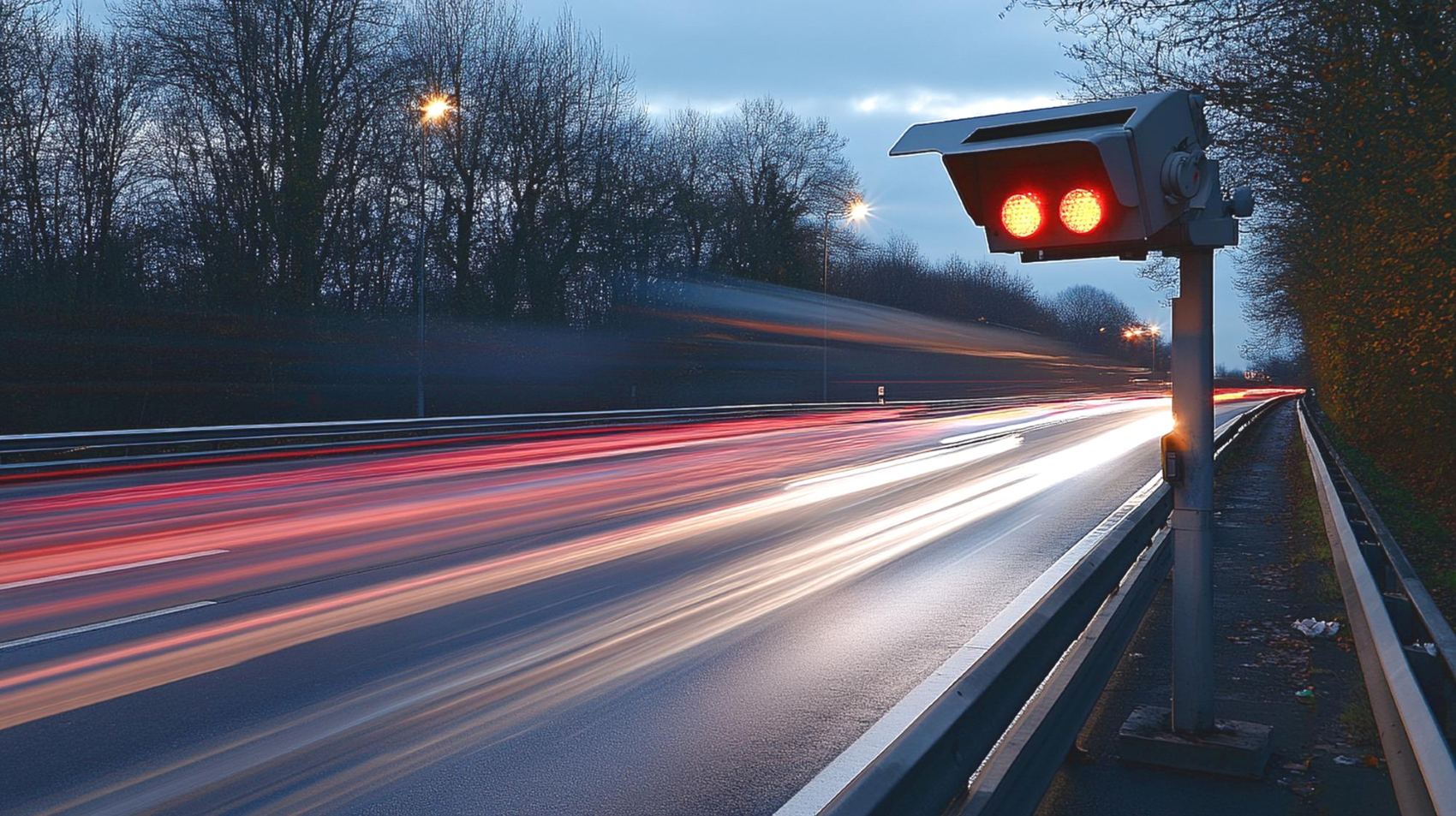 NRW Blitzermarathon 2026, eine Geschwindigkeitsmessung auf einer Autobahn die Autos ziehen vorbei